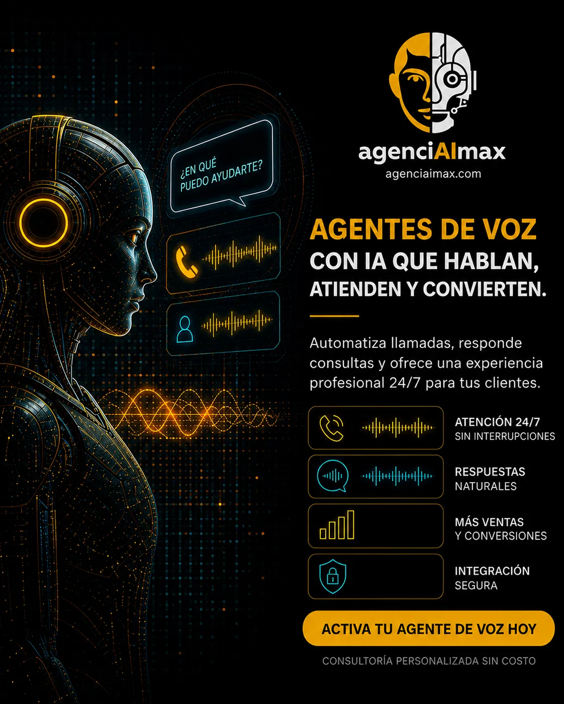 Negocio atendido automáticamente por IA sin perder llamadas